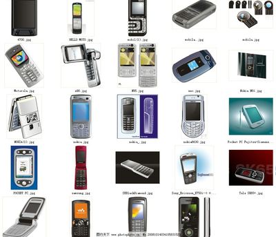 24款CDR手机图片 数码产品摄影与展示的视觉盛宴